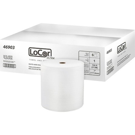 Solaris Paper Towels, 1Ply, 7inx700in, WE,  SOL46903